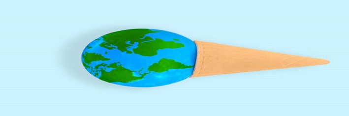 Which-country-invented-ice-cream-featured-image-200x600w-blue-and-green-globe-in-an-ice-cream-cone-sideways-light-blue-background-frosted-fusions