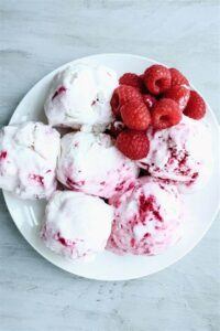 Ice Cream Flavours to make your taste buds tingle! image 2 jpeg Raspberry ripple ice cream with fresh raspberries frosted fusions