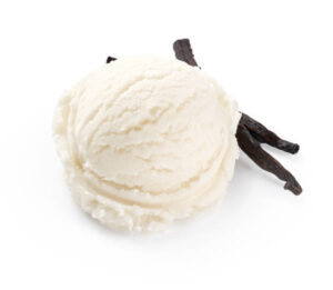 Salivate Over the Irresistible Charm of Salted Caramel Ice Cream Update 190325 image 2 scoops of vanilla ice cream with vanilla pods Frosted fusions
