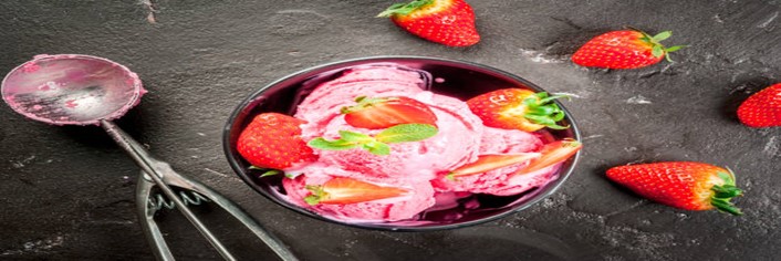 Berry-Bliss-A-Healthy-Homemade-Strawberry-Frozen-Yoghurt-featured-image-200x600w-jpeg-strawberry-froyo-in-dark-dish-top-view-with-ice-cream-scoop-and-fresh-strawberries-scattered-frosted-fusions