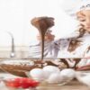 Fun Ice Cream Recipes for Kids Involving Children in Homemade Creations featured image 200x600w jpeg young child in chefs whites covered in chocolate with ladle and mixing bowl frosted
