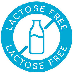 Dairy Free vs Lactose Free What You Need to Know image 2 sign of milk bottle in blue circle crossed out denoting no lactose white background frosted fusions