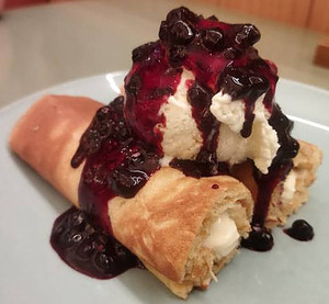 homemade-cherry-amaretto-ice-cream-image-2-cherry-compote-with-ice-cream-and-pancakes-frosted-fusions