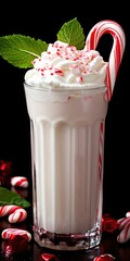 Kid-Friendly-Christmas-Ice-Cream-Recipes-image-10-candy-cane-milkshake-with-festive-decor-frosted-fusions
