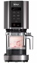 Ninja CREAMi Ice Cream Maker & Frozen Dessert Maker with 3 Tubs, 7 Programs, Makes Ice Cream, Gelato, Sorbet, Smoothie Bowl, Milkshakes and more, Black/Silver, Makes 1.4L of Ice Cream, NC300UK frosted fusions Ninja CREAMi Ice Cream Maker & Frozen Dessert Maker with 3 Tubs, 7 Programs, Makes Ice Cream, Gelato, Sorbet, Smoothie Bowl, Milkshakes and more, Black/Silver, Makes 1.4L of Ice Cream, NC300UK frosted fusions