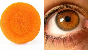 how-to-make-the-perfect-smoothie-image-15 sliced carrot side by side an eye showing comparison frosted fusions
