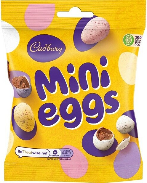 Homemade Cadbury Egg Ice Cream Recipe image 8 bag of mini eggs frosted fusions