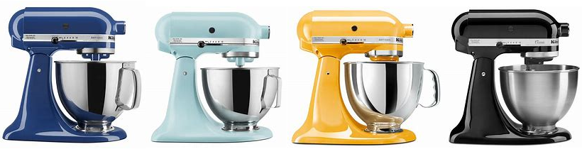 The KitchenAid Food Processor – A Detailed Review image 5 kitchenaid stand mixers side by side Frosted Fusions