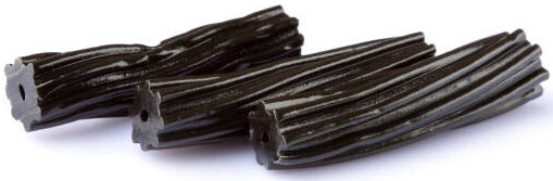 Tiger Tail Ice Cream The Sweet And Bold Canadian Classic image 2 black licorice sticks white background frosted fusions