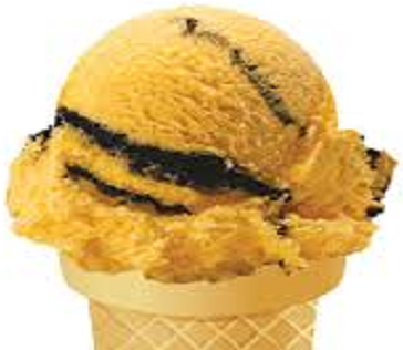 Tiger Tail Ice Cream The Sweet And Bold Canadian Classic image 9 scoop of tiger tail ice cream in ice cream cone frosted fusions