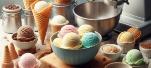 To-Churn-Or-Not-To-Churn-Which-Ice-Cream-Making-Method-Suits-You-Best-Image-12-several-scoops-of-different-styles-of-ice-cream-sorbet-and-froyos-and-ice-cream-making-equipment-frosted-fusions