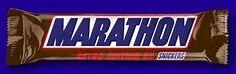 From Marathon To Snickers - A Homemade Recipe For Ice Cream Lovers! image 1 original marathon bar in classic brown wrapping with snickers shown too frosted fusions