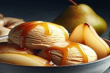 A-Warming-Homemade-Caramelised-Pear-And-Ginger-Ice-Cream-featured-image-637x1920w-bowl-of-caramelised-pear-and-ginger-ice-cream-with-fresh-ginger-and-pears-frosted-fusions