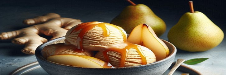 A-Warming-Homemade-Caramelised-Pear-And-Ginger-Ice-Cream-featured-image-637x1920w-bowl-of-caramelised-pear-and-ginger-ice-cream-with-fresh-ginger-and-pears-frosted-fusions