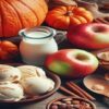 Cosy-Homemade-Ice-Cream-And-Seasonal-Recipes-To-Welcome-Autumn-featured-image-637x1920w-pumpkins-apples-cinnamon-and-a-bowl-of-ice-cream-frosted-fusions