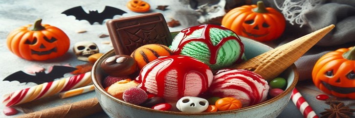 Halloween-Ice-Cream-Treats-Spooky-Ice-Scream-Recipes-For-The-Occasion-featured-image-637x1920w-cropped-bowl-of-ice-creams-with-various-halloween-decorations-frosted-fusions