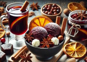 mulled-wine-homemade-ice-cream-recipe-image-4-bowl-of-mulled-wine-ice-cream-with-cinnamon-sticks-cloves-orange-slices-and-glass-of-mulled-wine-frosted-fusions