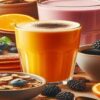 Quick-Easy-And-Deliciously-Healthy-Breakfast-Smoothie-Recipes-featured-image-642x1850w-smoothies-with-breakfast-ingredients-displayed-in-background-Frosted-Fusions
