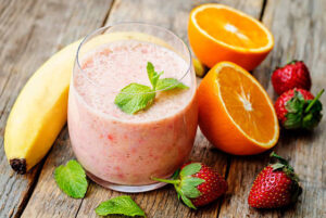 Which Smoothie Style Suits You Best image 9 banana strawberries and orange smoothie frosted fusions