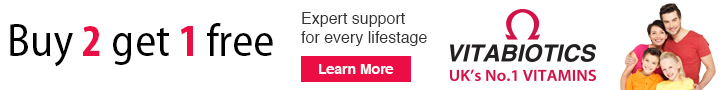 Vitabiotics: Buy 2 Get 1 Free on Your Favorite Vitamins and Supplements