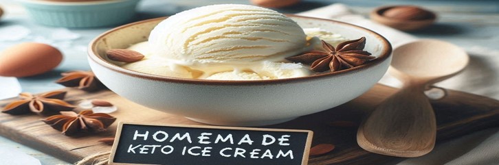 Easy-Homemade-Keto-Ice-Cream-–-A-Delicious-Low-Carb-Recipe-featured-image2-637x1920w-bowl-of-vanilla-ice-cream-and-ingredients-with-sign-saying-homemade-ice-cream-Frosted-Fusions