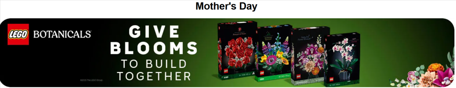 Hamleys Mother's Day LEGO Offers: Save 20% on Selected LEGO Botanical Sets
