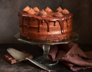 Homemade Ice Cream Cakes For That Special Occasion image 5 chocolate ice cream cake with dripping chocolate around the sides Frosted fusions
