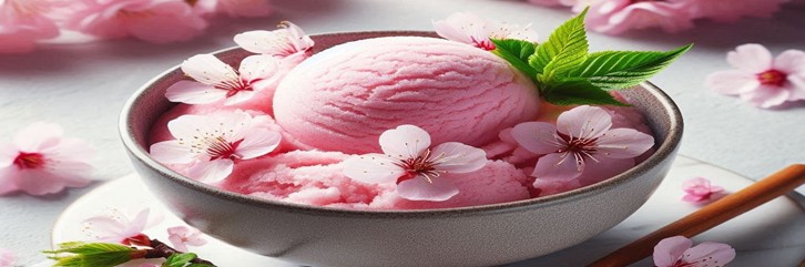Cherry Blossom & Honey Sorbet – A Delicate Spring Recipe featured image 637x1920w cherry blossom sorbet with fresh Sakura Frosted Fusions