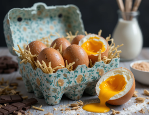 The-Easter-Ice-Cream-Egg-Illusion-–-A-Fun-Unexpected-Easter-Treat-Image-1-egg-box-of-eggs-with-one-cut-open-showing-vanilla-ice-cream-centre-with-mango-yolk-Frosted-Fusions
