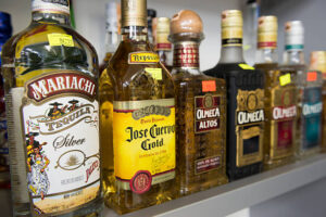 Celebrate Cinco De Mayo With A Tequila Ice Cream – A Taste Of Mexico image 2 bottles of Tequila lined up Frosted Fusions