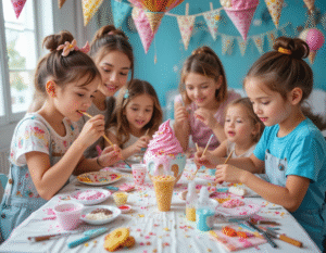 Ice-Cream-Nails-The-Sweetest-Trend-Of-The-Summer-image-12-family-painting-nails-with-ice-cream-colours-Frosted-Fusions