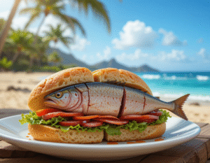 Lilo-Stitch-Inspired-Ice-Cream-Recipes-–-Aloha-From-Hawaii-To-Outer-Space-Image-10-Tuna-Fish-Sandwich-on-a-beach-Frosted-Fusions Lilo-Stitch-Inspired-Ice-Cream-Recipes-–-Aloha-From-Hawaii-To-Outer-Space-Image-10-Tuna-Fish-Sandwich-on-a-beach-Frosted-Fusions