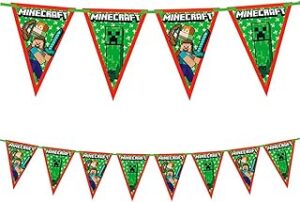 Minecraft-Inspired Ice Cream Recipes – Scoops From The Blocky World Image 11 Minecraft themed bunting for parties Frosted Fusions Minecraft-Inspired Ice Cream Recipes – Scoops From The Blocky World Image 11 Minecraft themed bunting for parties Frosted Fusions