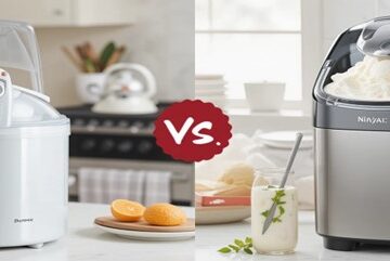 Budget Vs Premium Ice Cream Makers – Which One Is Best For You Featured Image 637x1920w two ice cream makers side by side one budget one premium Frosted Fusions