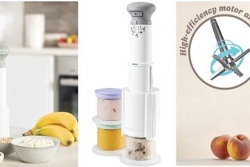 Cuisinart-FreezeWand-Ice-Cream-Maker-—-A-Detailed-Review-featured-image-637x1920w-Cuisinart-FreezeWand-with-fresh-bananas-and-ice-cream-ingredients-and-fresh-peaches-Frosted-Fusions